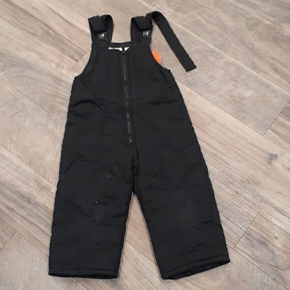 snowpants overalls, bibs, snow, Child's Unisex black , size 3 T. - Picture 1 of 8